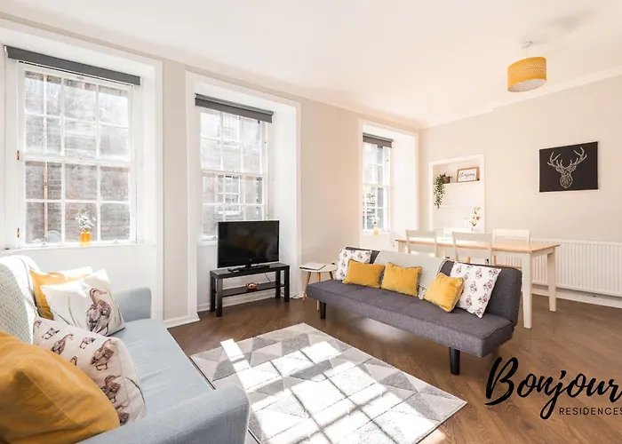 Bright New Town 2Br-1Ba, 1 Min To George St By Bonjour Residences Edinburgh