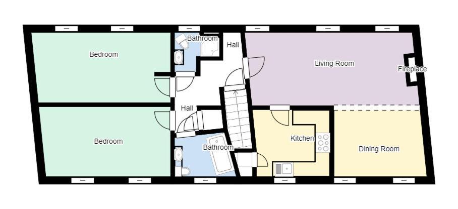 Appartement Queensferry Street Lane - Fantastic 2 Bedroom Centre Mews House With Free Secure Parking! Édimbourg