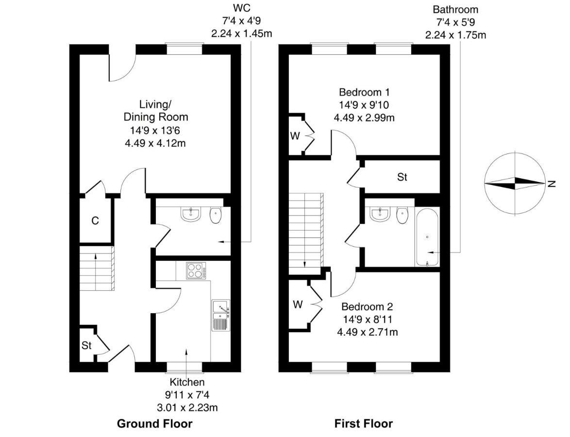 Vakantiehuis Beautiful 2 Bedroom House In EDI