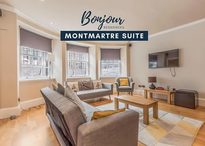 Gorgeous New Town Main Door 3Br-3Ba - Free Parking & Patio By Bonjour Residences Edinburgh