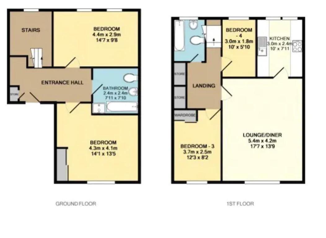 Apartment 4-bedroom Perfect For Families!