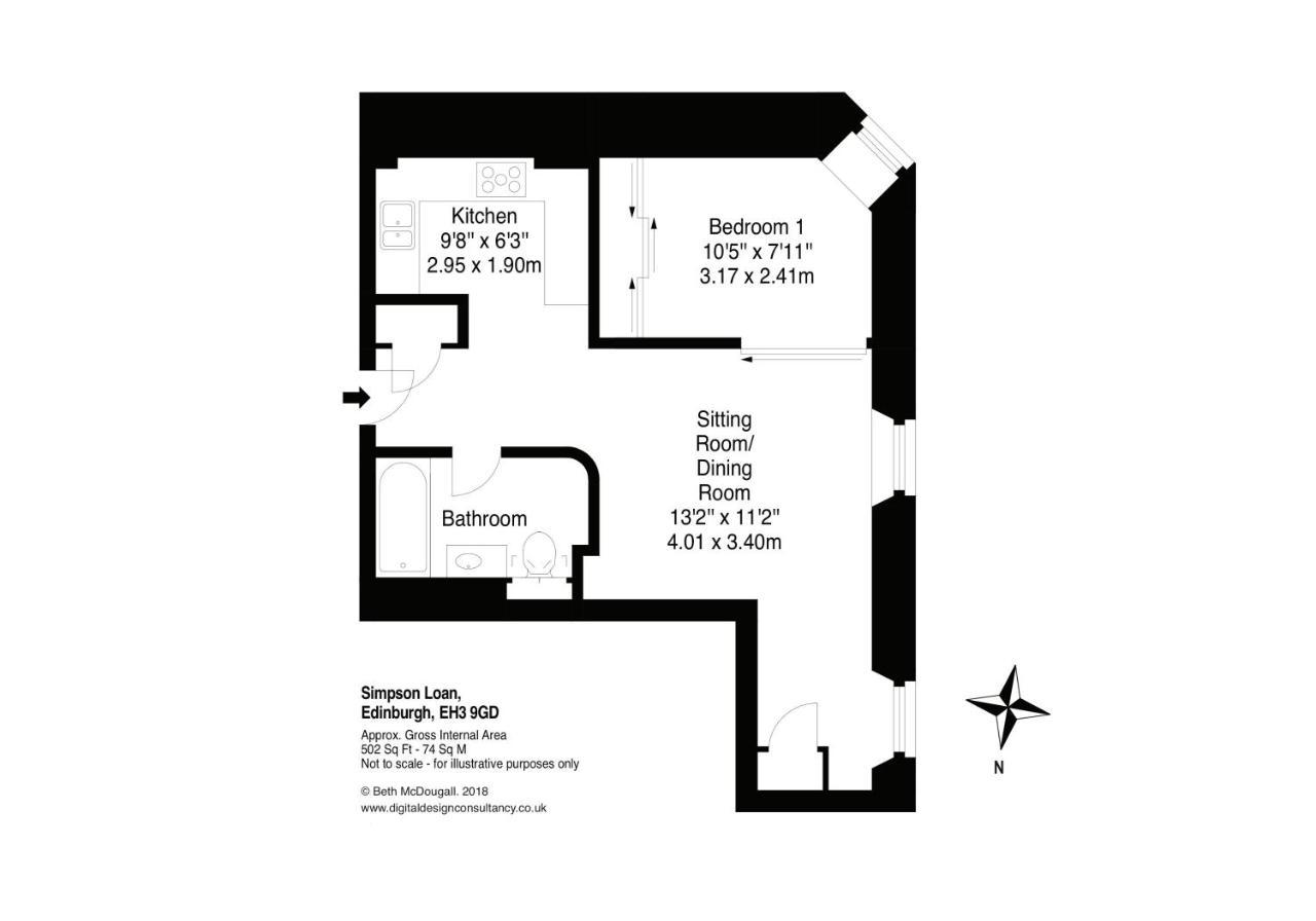 The Quartermile Meadows View * Édimbourg