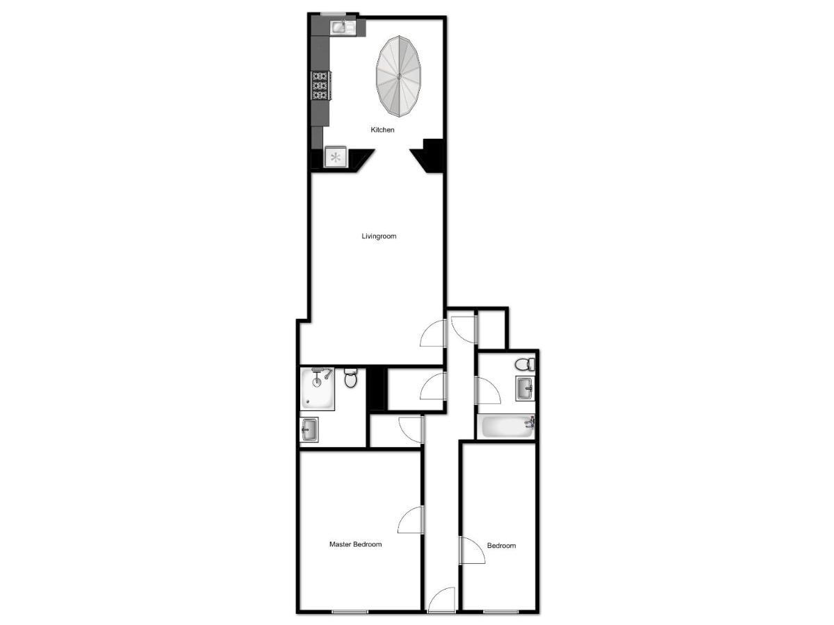 Apartment Centre New Town 2 Bedroom Flat *