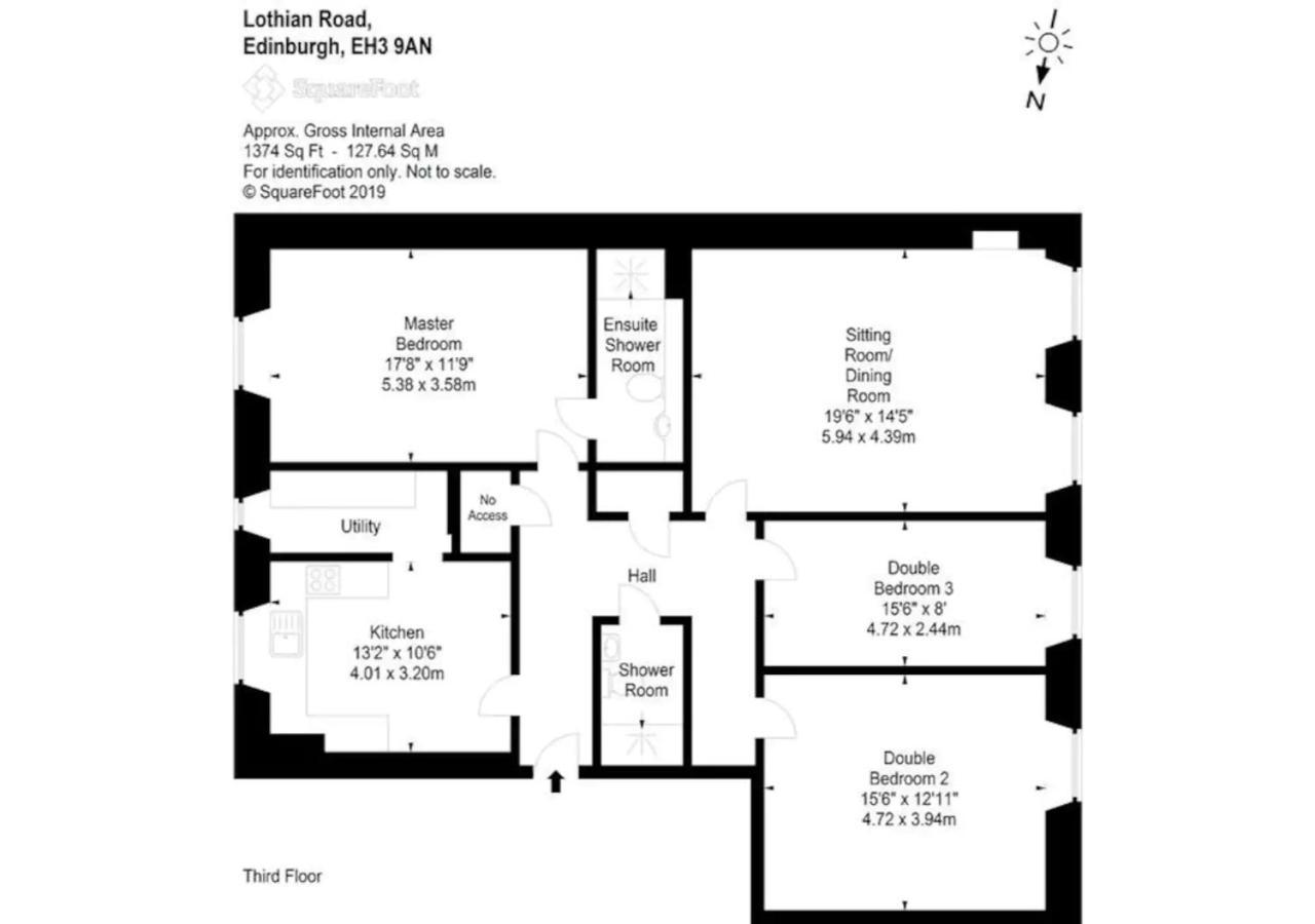 Joivy Spacious 3-bed Flat With Castle Views