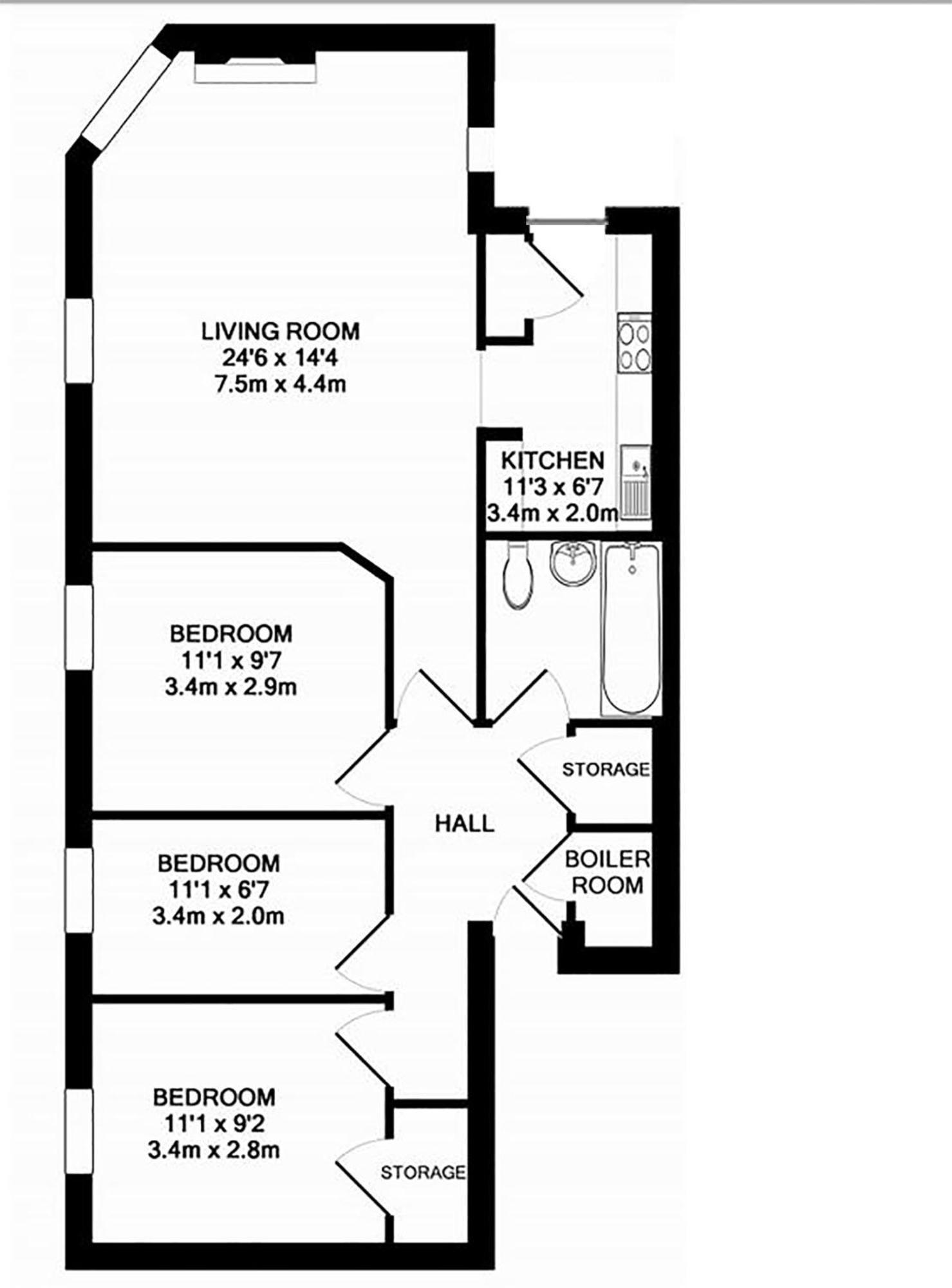 The Malt Kiln Old Town 3 Bedroom Parking Previously Mcdonald Apartment EDI