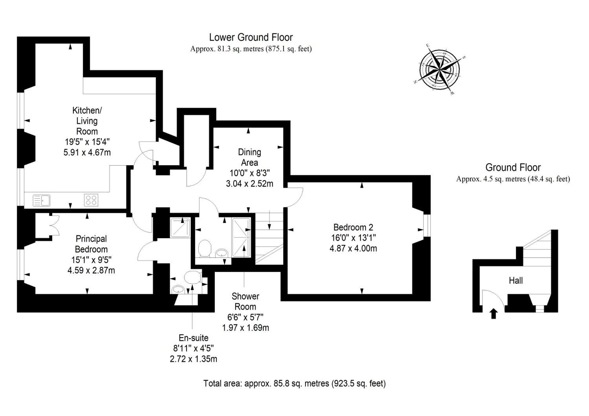 Apartment Spectacular 2 Bed, 2 Bath In Centre