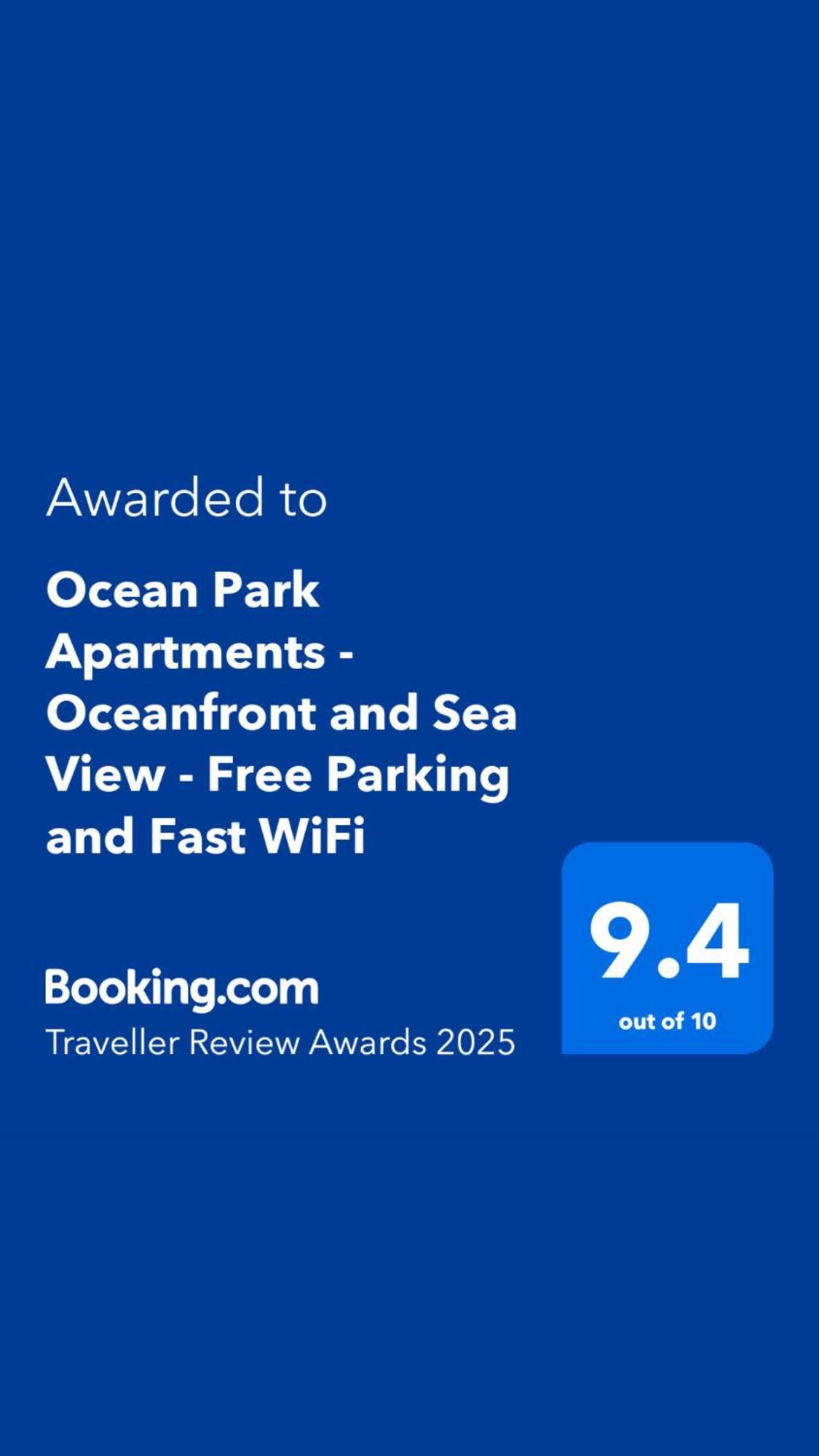 Apartment Ocean Park - Oceanfront - Free Parking And Fast Wifi Edinburgh