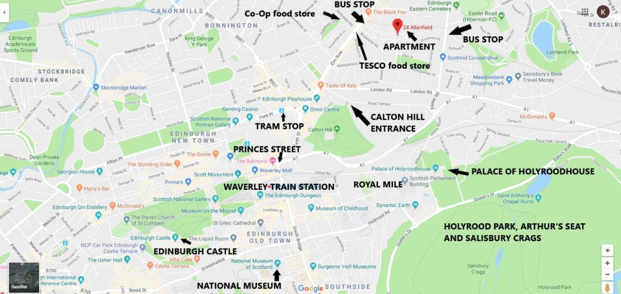 Ideal Location With Free On-site Private Parking Apartment Edinburgh