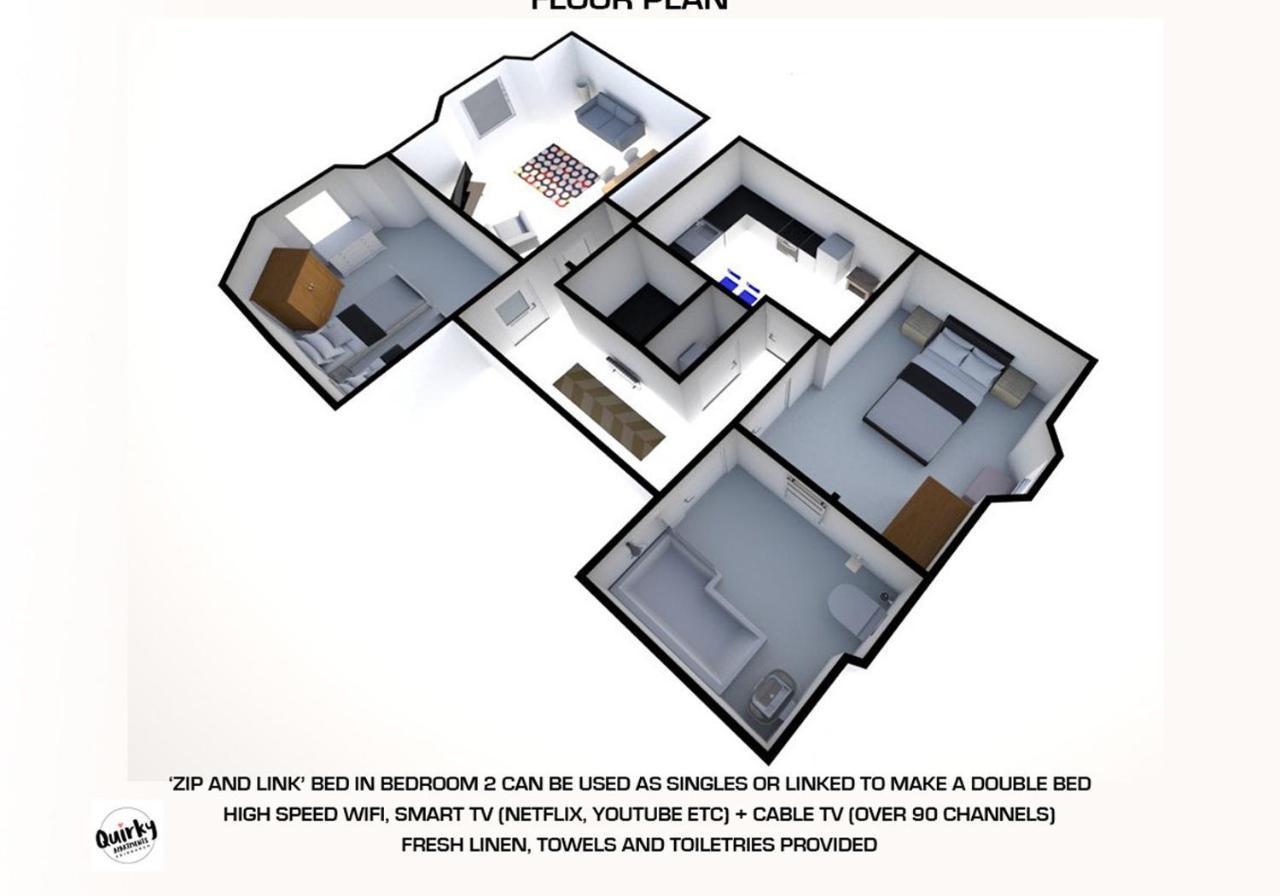 Sleeps 6 Free Parking Appartement EDI