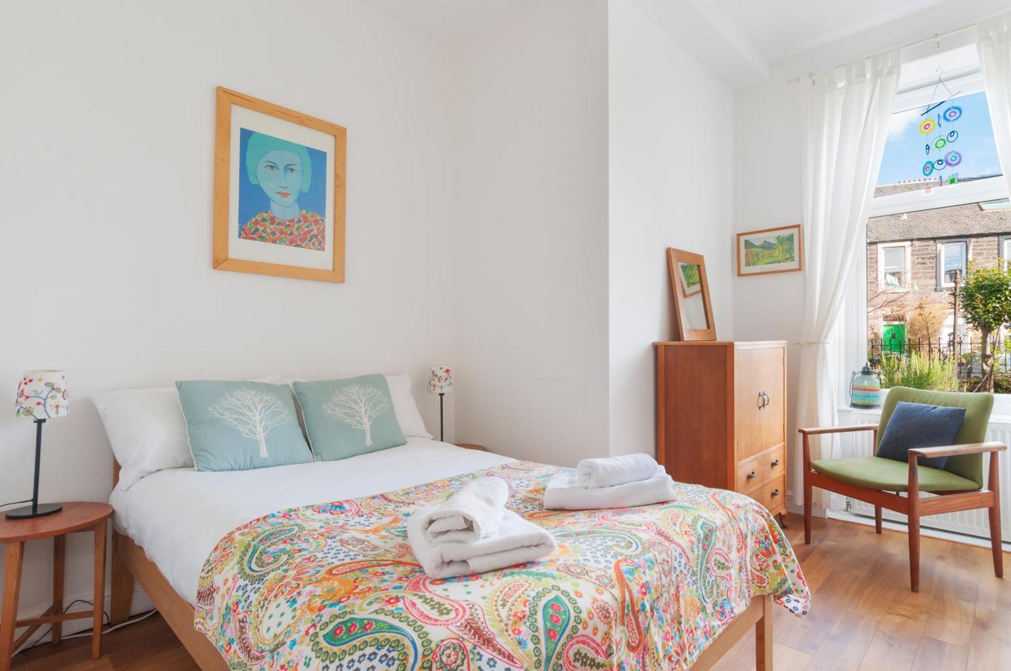 Cozy With Character Vibrant Style Flat At Leith Links Park Appartement