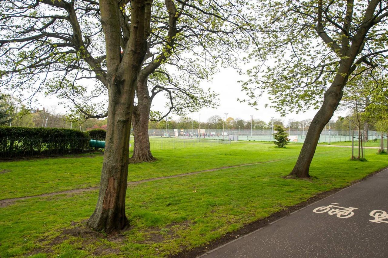 On The Meadows In Central Edinburgh