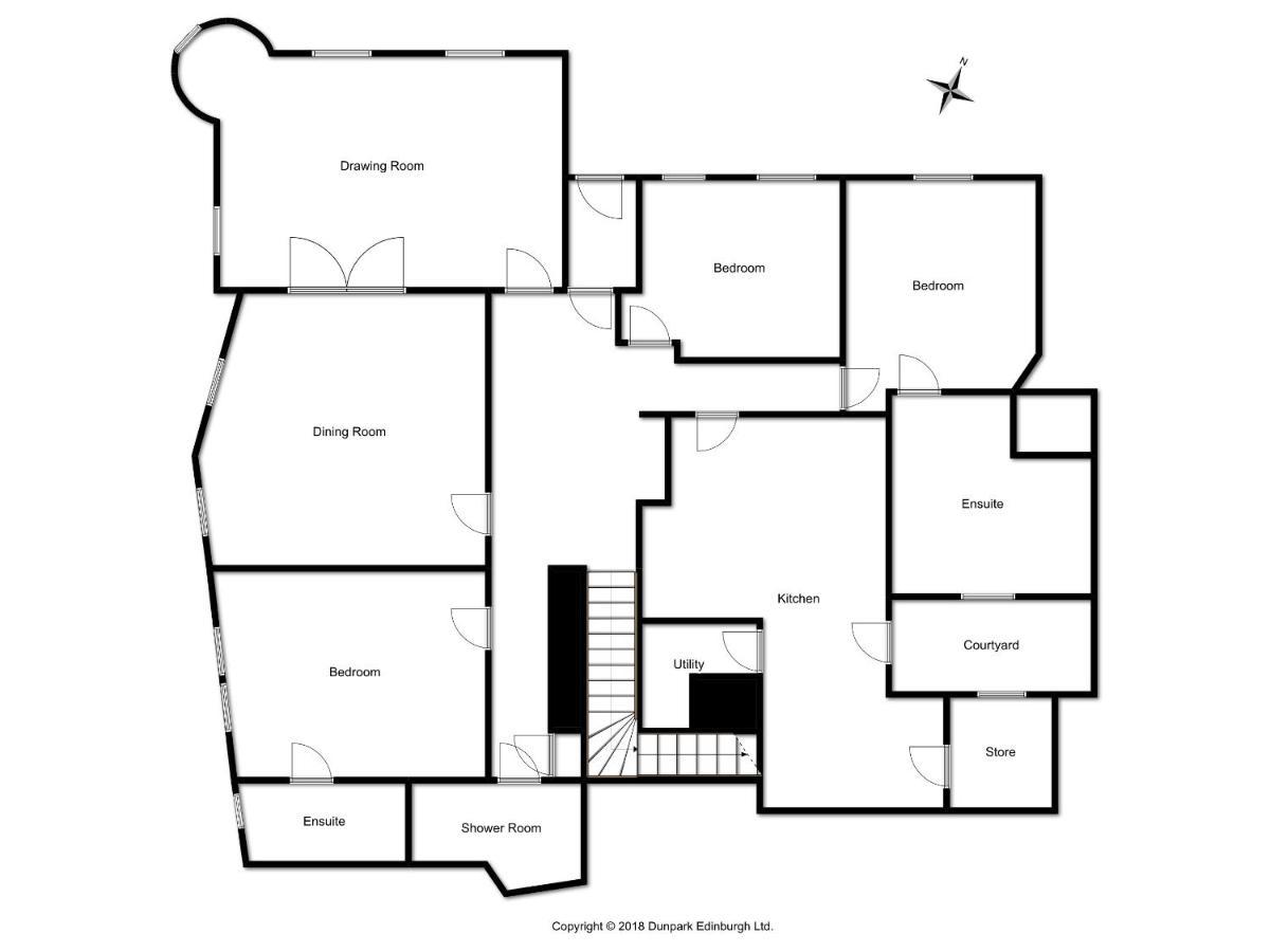 Elegant 3-bedroom Ramsay Garden In Centre *